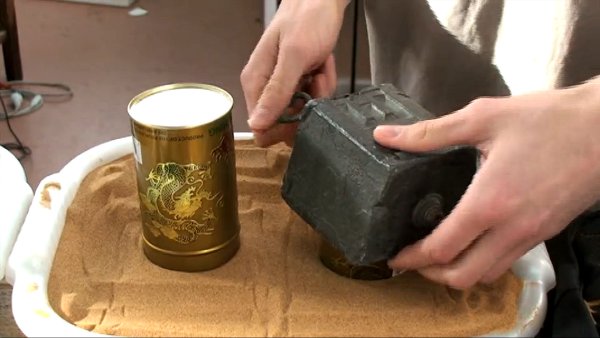 Tin Cans + Bucket of Sand = New Science